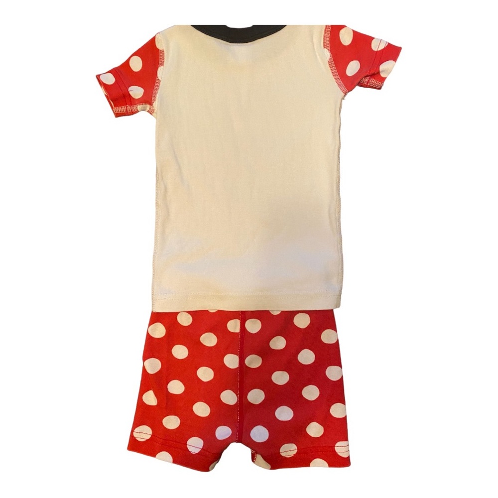 Hanna Andersson / Disney Minnie Mouse short John pajamas sz 2T EUC - Picture 3 of 5